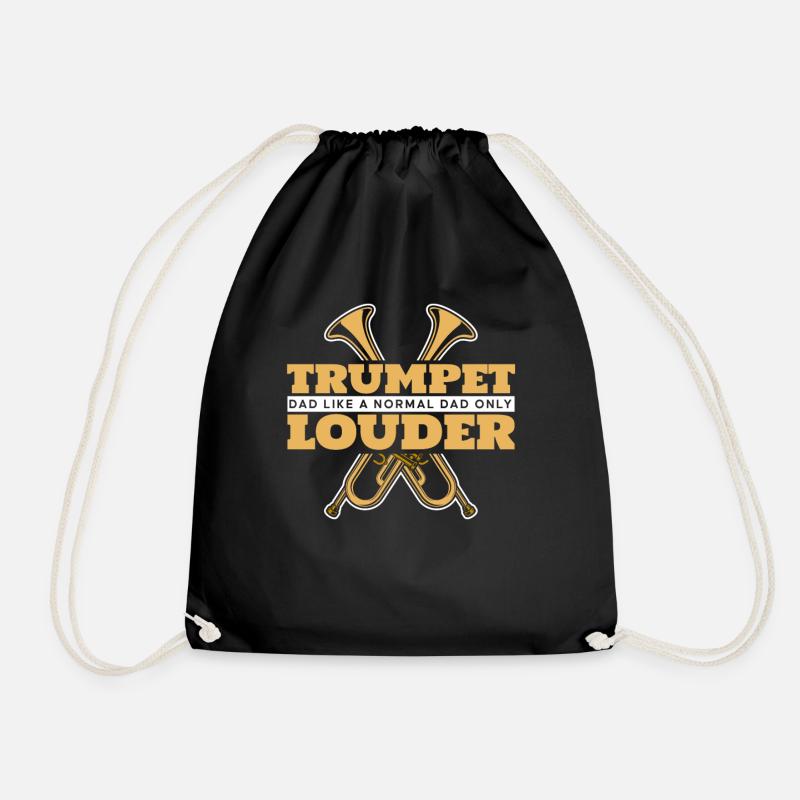 Trompete Trompetist - Turnbeutel - Schwarz