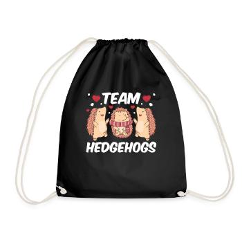 Équipe hérisson Dictons Pet Cute - Sac de sport léger - noir - Devant