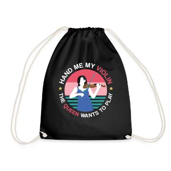 violoniste violoniste Hand Me My - Sac de sport léger - noir - Devant