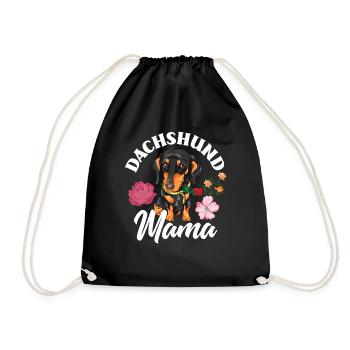Teckel Maman - Sac de sport léger - noir - Devant