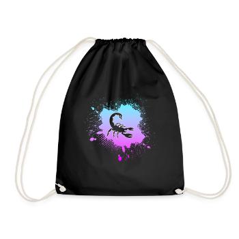 Scorpion - Drawstring Bag - black - Front