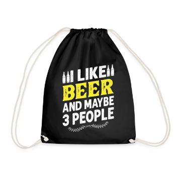 Bière Amateurs de bière buvant de l’alcool - Sac de sport léger - noir - Devant