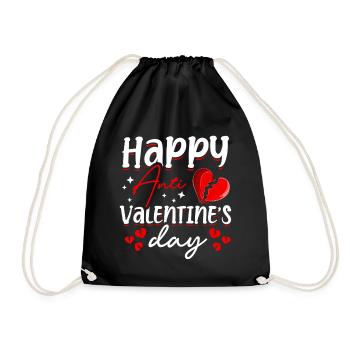Joyeux anti-Saint-Valentin Hater’s Heart Broken - Sac de sport léger - noir - Devant