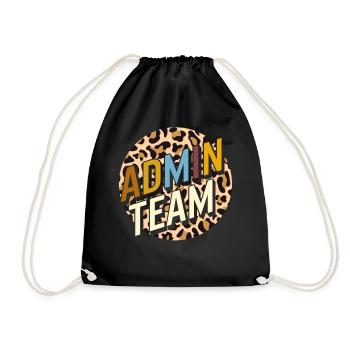 Maillot principal, Admin Team Leopard Tee, - Sac de sport léger - noir - Devant
