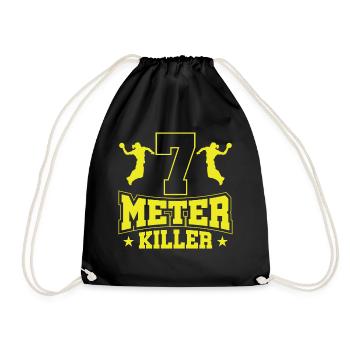 Équipe de handball, club, entraîneur, entraîneur, joueur - Sac de sport léger - noir - Devant