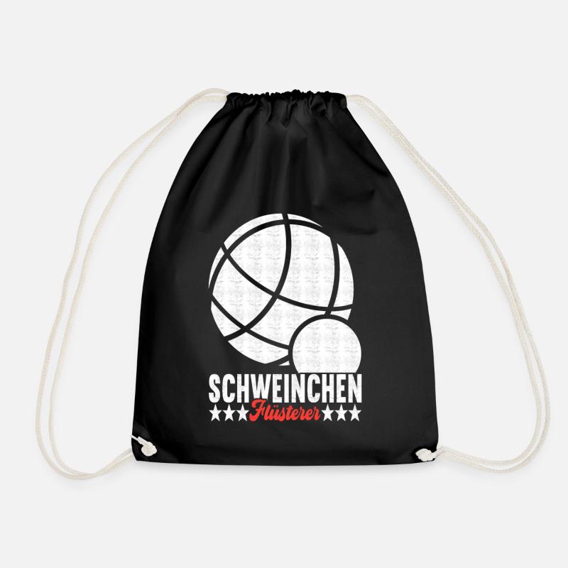 Boule Boulespieler - Turnbeutel - Schwarz