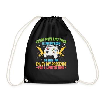 Conception de jeux pour les joueurs - Sac de sport léger - noir - Devant