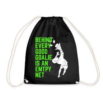 Soccer Goalkeeper Soccer Goalie Player Fan Coach - Drawstring Bag - black - Front