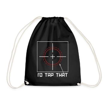 Machiniste Je taperais sur ce tour Machinistes - Sac de sport léger - noir - Devant