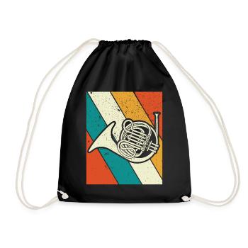 Français corniste Français corniste Français corniste - Sac de sport léger - noir - Devant