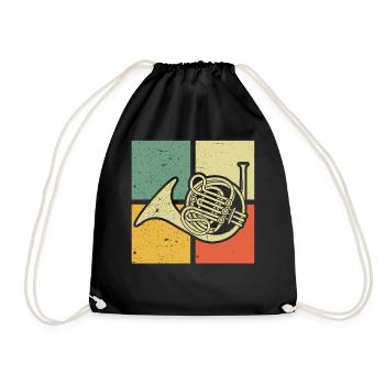 Français corniste Français corniste Français corniste - Sac de sport léger - noir - Devant