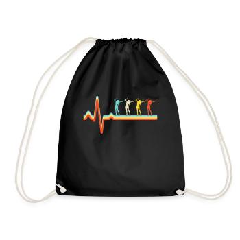 Chanter Retro Heartbeat - Sac de sport léger - noir - Devant