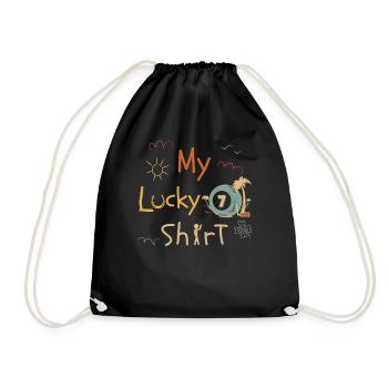 Bingo Player Bingo Game Bingo Game Vintage - Drawstring Bag - black - Front