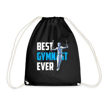 Bester Turner Aller Zeiten Gymnast Gymnastik - Turnbeutel - Schwarz - Vorne