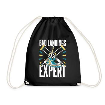 Rétablissez-vous Pied cassé Os cassé - Sac de sport léger - noir - Devant