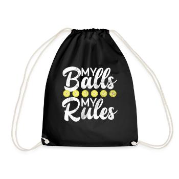 Pickleball masculin Sports Funny Pickleball Design - Sac de sport léger - noir - Devant