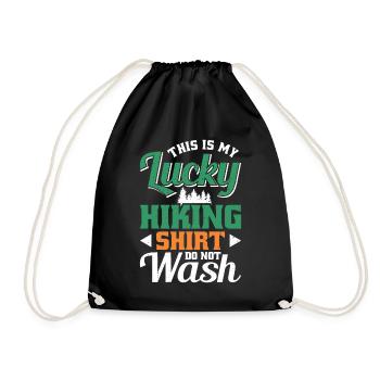C’est mon bonheur de faire de la randonnée et non du lavage - Sac de sport léger - noir - Devant