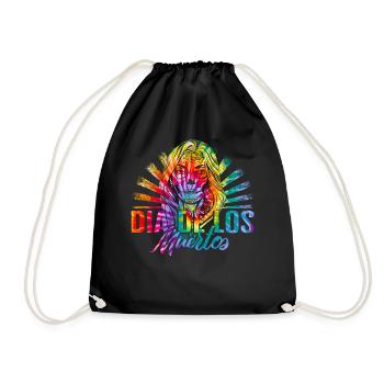 Chemise Dia De Los Muertos, Jour De La Mort Femmes - Sac de sport léger - noir - Devant