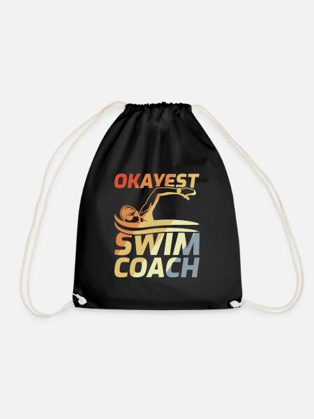 Schwimmlehrer - Turnbeutel - Schwarz