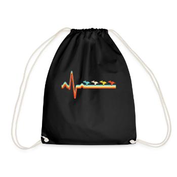 Pelikan Retro Heartbeat - Sac de sport léger - noir - Devant