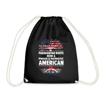 Né au Paraguay Paraguay Américains USA - Sac de sport léger - noir - Devant