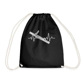 Bassoon Bassoon Bassoon Player Bassoonist - Drawstring Bag - black - Front