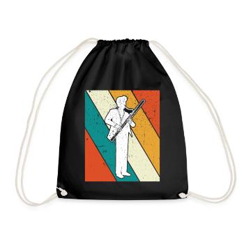 Bassoon Bassoon Bassoon Player Bassoonist - Drawstring Bag - black - Front