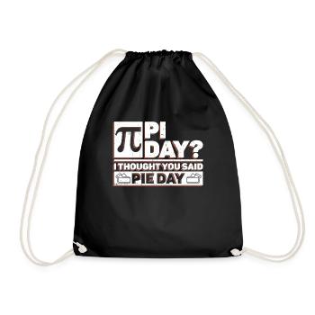 Funny Math Teacher for Pi Day Math Geek - Drawstring Bag - black - Front