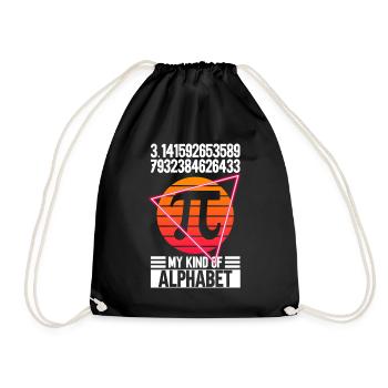 Funny Math Teacher for Pi Day Math Geek - Drawstring Bag - black - Front