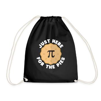 Funny Math Teacher for Pi Day Math Geek - Drawstring Bag - black - Front