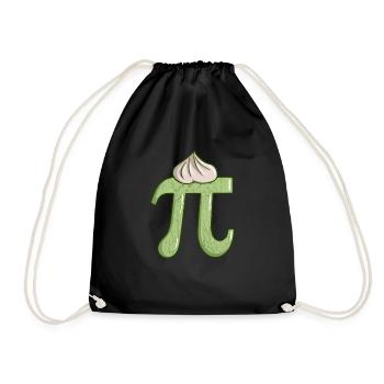 Key Lime Pi - Lustiger Mathe-Lehrer zum Pi-Tag - Turnbeutel - Schwarz - Vorne
