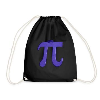 Blueberry Pi - Funny Math Teacher for Pi Day - Drawstring Bag - black - Front