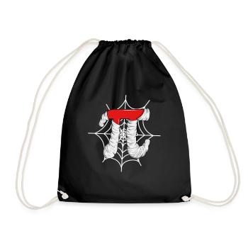 Pi Spider Web - Drôle de Pi Math Halloween - Sac de sport léger - noir - Devant