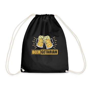 Beer Brewing Beergetarian Home Brewer Beer Brewer - Turnbeutel - Schwarz - Vorne