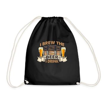 Brassage de bière Je brasse la bière I brasseur de bière artisanal - Sac de sport léger - noir - Devant