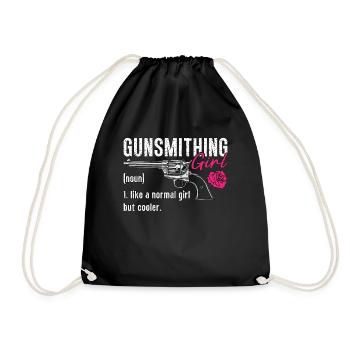 Armurier Armurier Fille Comme un pistolet Armuriers - Sac de sport léger - noir - Devant