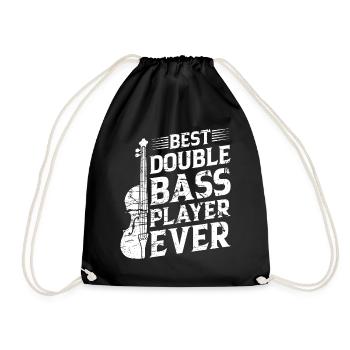 Meilleur contrebassiste de tous les temps - Contrebassiste - Sac de sport léger - noir - Devant