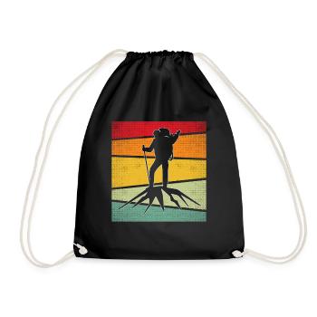 Alpinisme Rétro - Sac de sport léger - noir - Devant