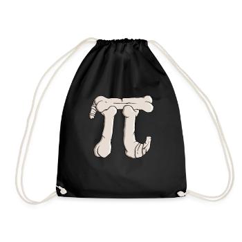 Pi Bones - Pi Funny Math Halloween - Sac de sport léger - noir - Devant