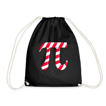 Pi Candy Canes Math Pi Noël - Sac de sport léger - noir - Devant