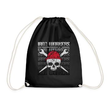 Iron Workers Arc Welding Metalworkers Ironworkers - Drawstring Bag - black - Front