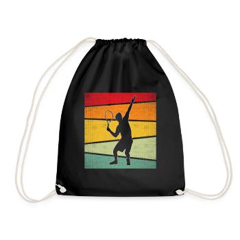Tennis Rétro - Sac de sport léger - noir - Devant