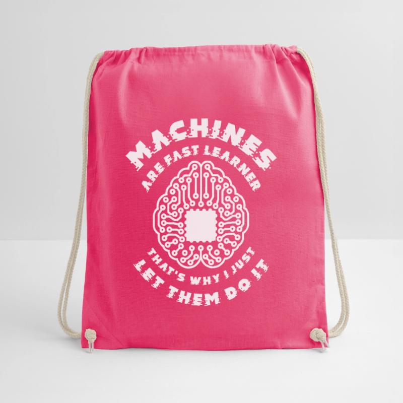 Machine Learning Artificial Intelligence AI Drawstring Bag