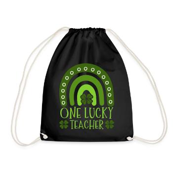 Un professeur heureux Pédagogue scolaire St. - Sac de sport léger - noir - Devant