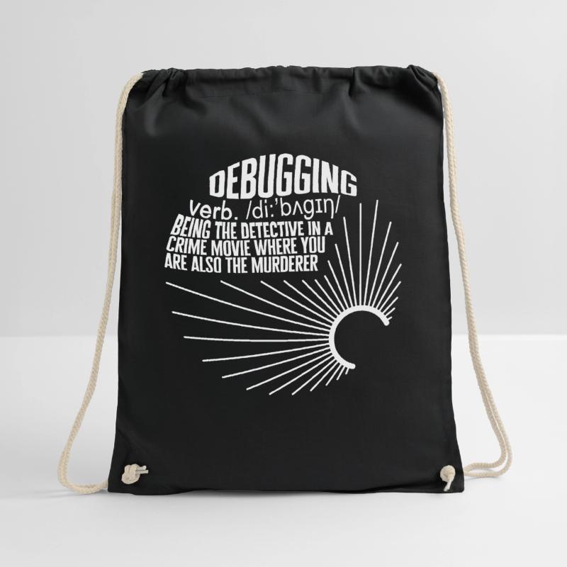 Programmierer Shirt, Debugging Definition Tee, Lustig Turnbeutel