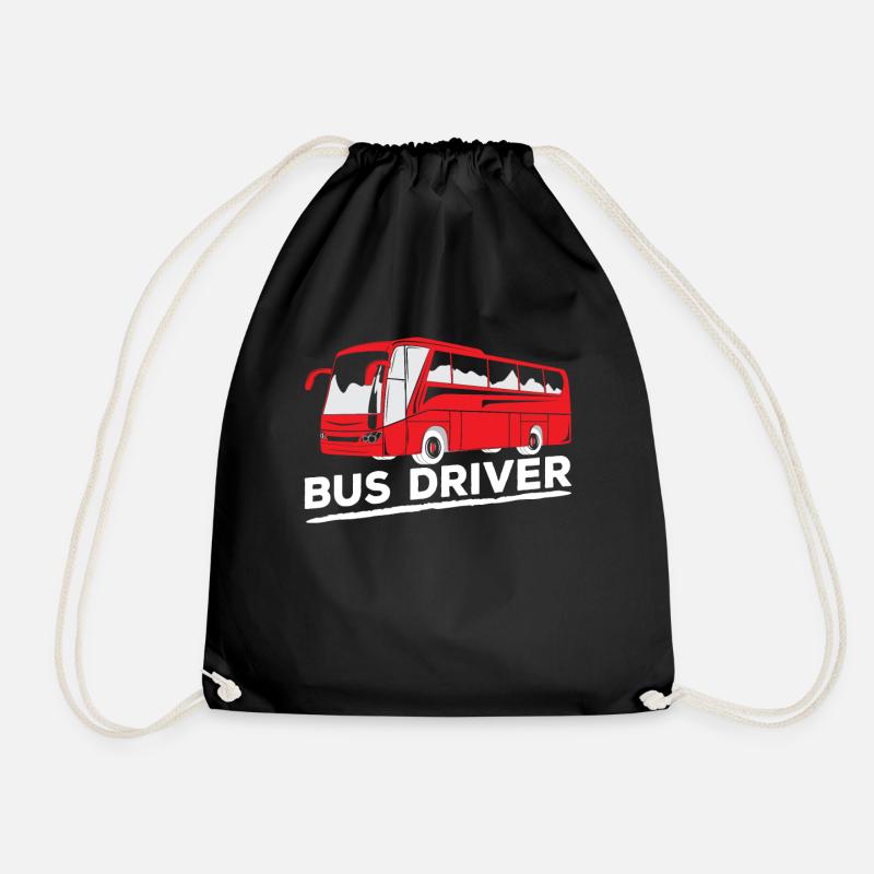 Busfahrer Reisebus Busfahren - Turnbeutel - Schwarz