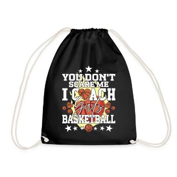 Tu ne me fais pas peur J’entraîne les filles - Sac de sport léger - noir - Devant