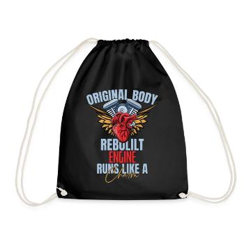 Chirurgie Opération de récupération comme un charme - Sac de sport léger - noir - Devant