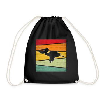 Pelikan Rétro - Sac de sport léger - noir - Devant