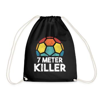 Équipe de handball, club, entraîneur, entraîneur, joueur - Sac de sport léger - noir - Devant